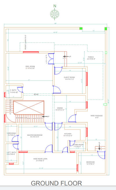 modern vastu floor plan