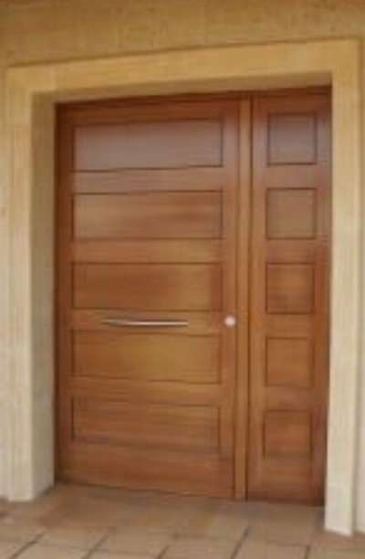 Teakwood double door