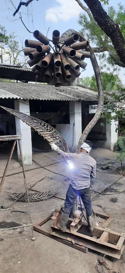 welding sculpture 
 #vishaldubey #Indiansculpturehouse