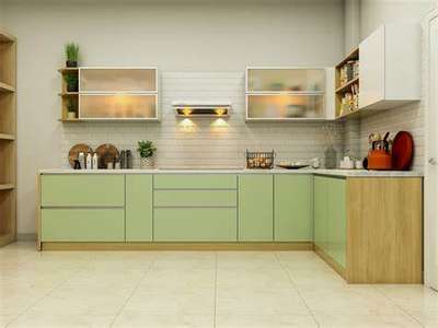 #ModularKitchen #KitchenCabinet #KitchenInterior #Architect