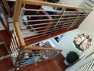 Steel with wooden top rails work @ Karimugal, Ernakulam. more details please call 9605309360