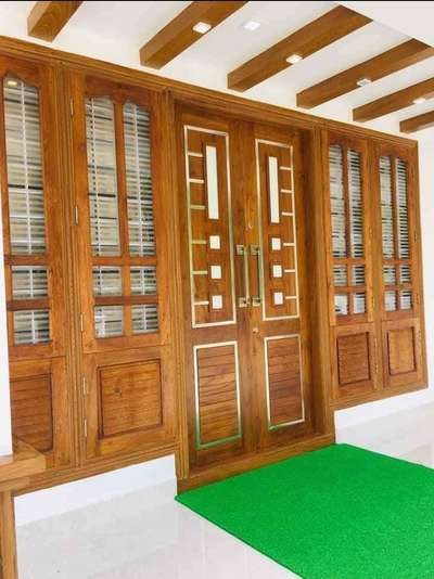 Teakwood Double door and French Windows.
9048427956