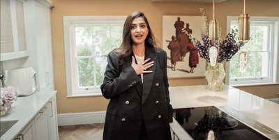 Sonam Kapoor's House #celebrityhome #interiordesign  #HomeDecor #LivingroomDesigns #HouseDesigns #LUXURY_INTERIOR  #WallDecors