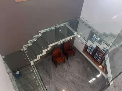 laminated glass stair