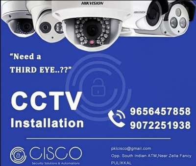 CISCO SECURITY SOLUTIONS AND AUTOMATION
9072251938, 9656457858
pklcisco@gmail.com
Web site:https://nuhman123.github.io/Cisco/index.html

OUR SERVICE 'S

CCTV INSTALLATION
HOME AUTOMATION
AUTOMATIC GATE
BIOMETRIC ATTANTENTENE SYSTEM
VEDIO DOOR PHONE 
EPBAX
ACCESS CONDROLL SYSTEM
SECURITY ALARM SYSTEM 
SOLAR SYSTEM.  #dahua  #hikvision  #biometric # #cctvcamera #automaticgate #HomeAutomation #securityalarm #accesscontrolsystems  #EPBAX