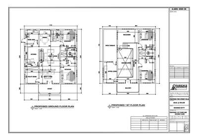 Proposed Two Storey  Villa @ Kollam, Anjal