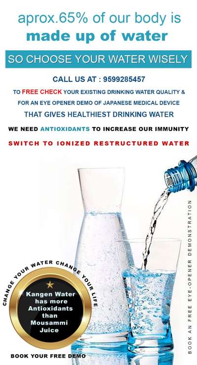 #ionized water kangen