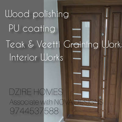 #woodenfinish  #wood_polishing  #interiorcontractors