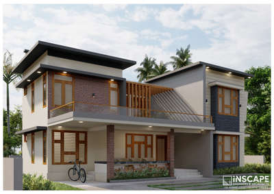 3D EXTERIOR DESIGN #3d  #KeralaStyleHouse  #Malappuram #exterior_Work
