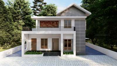 ELEVATION 2 | SUBASH RESIDENCE | KOLLAM 
.
.
.
#ElevationHome #KeralaStyleHouse #ContemporaryHouse #ContemporaryDesigns #modernhome #minimalisam #moderncolonial #modernarchitect #modernhouses #housee #40LakhHouse #jaali #3d #3DPlans #LandscapeDesign #architecturedesigns