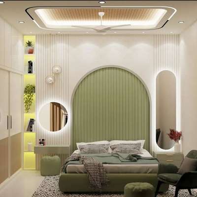 Bedroom interior design for you 
 #HouseDesigns  #WallDecors  #InteriorDesigner