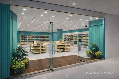 Small Supermarket interior✨🪬
 #supermarketdisplayracks 
 #shop 
 #shoppingmall 
 #Comercial_interiors 
 #blue_whitecombination