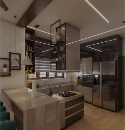 #modernarchitect  #modernkitchendesign  #LShapeKitchen  #KitchenIdeas #KitchenCabinet