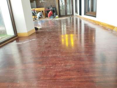 wooden flooring work..