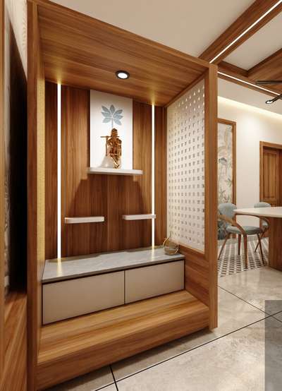 pooja unit #triointeriors #vyshnav_kandanassery  #poojaunit