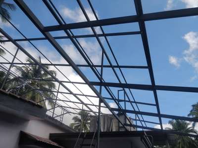 simple sheet work in vailathur  #MetalSheetRoofing  #roofingsheet  #RoofingIdeas  #trussdesign