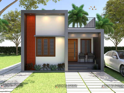 Single story residential building 
650 sqft