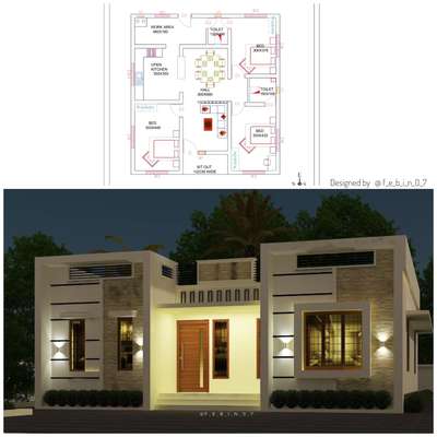 1150 sq. ft
Exiterior Designing