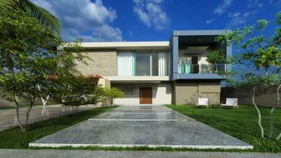 #exterior_Work  #3D_ELEVATION #modernhome  #ContemporaryHouse #ContemporaryDesigns #ultramodernhouse