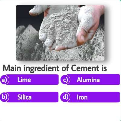 Type your answer in comment
#civilengineering #civilconstruction #cement  #construction #constructionmanagement #engineer #architect #interiordesign #civilengineeringtraininginstitute #civil #civilengineeringworld #civilengineeringblog  #engineerlife #aqutoria #constructioncompany #constructionwork  #supervisor #cementcraft #cementcompany #civilengineeringstudent #engineeringstudent #leymen #engineeringcolleges #interiordesign #interior #interiordesigner #interiors #interiordecor