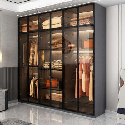 Embrace the beauty of glass, the elegance of aluminum, and the reliability of HDHMR board with this wardrobe. Experience the perfect combination of style and functionality as you organize your wardrobe in a stunning and efficient manner. Elevate your living space and enjoy the convenience of a beautifully crafted wardrobe that adds a touch of luxury to your daily routine.
 #aluminumglassprofiledoorwardrobe #interiordesignernearme #cupboards #buildcraftassociates #homerenovation