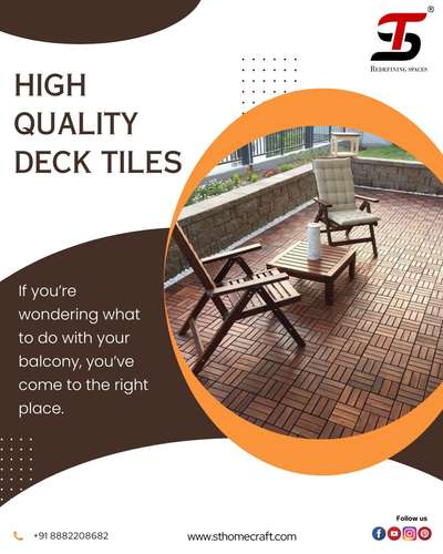 Best quality wooden deck tiles