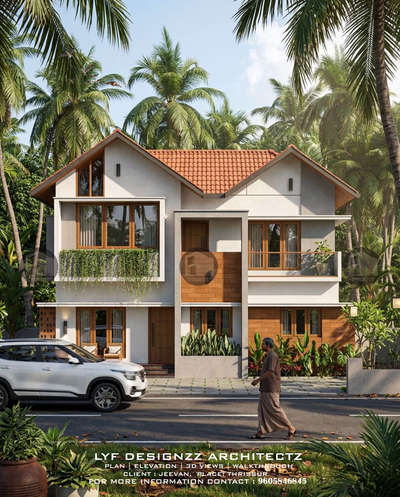 Tropical type residence...
exterior work of residence 
.
.
Type: residential 
Client: Jeevan
Place: Thrissur 
Area: 2000sqft
.
.
#homedesign #homedecor #interiordesign design home interior architecture decor homesweethome interiors decoration furniture interiordesigner homedecoration interiordecor luxury art interiorstyling homestyle livingroom inspiration designer handmade homeinspiration homeinspo house realestate kitchendesign style homeinteriordesigncompany