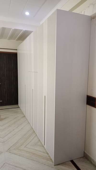 pu mat finish modular wardrobe  #