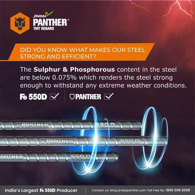 jindal panther 550D tmt steels
primary steels in india 
available for every small towns in Palakkad district