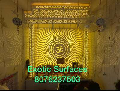 #coriantemple  #corianmandir  #coriansheet  #corian3dface  #mandirdesign