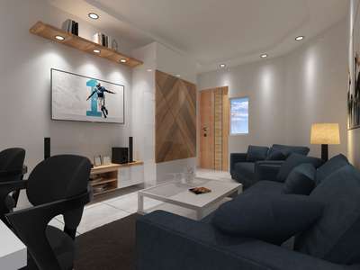 Living room design ip extension area