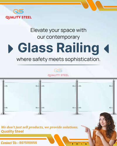 #StainlessSteelBalconyRailing #ssglassrailing #GlassHandRailStaircase #Ernakulam #tripunithura #kochi