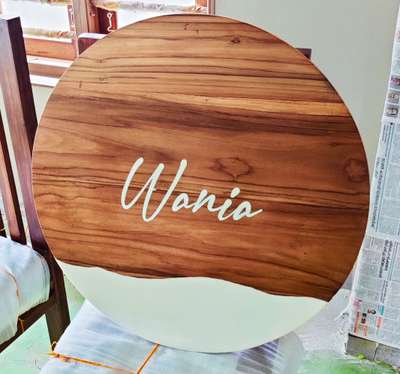 Name Boards with Epoxy resin.... Redefine concepts.