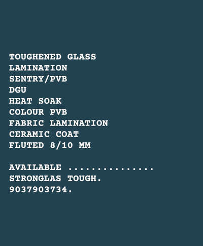 TOUGHENED GLASS SALES& INSTALLATION