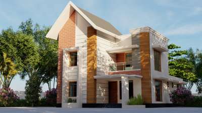 Two storey villa @ Trissur