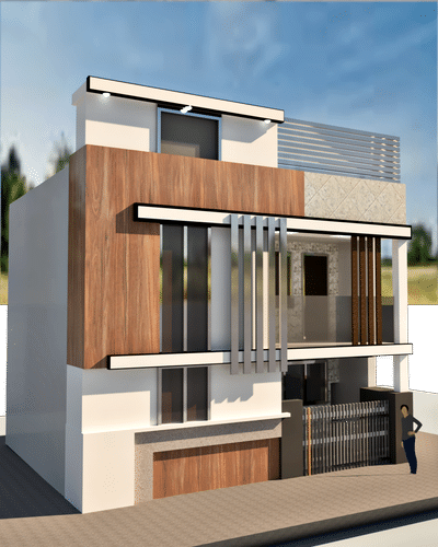 Modern house exterior..... designed by Me..
#3Dexterior #3d_floor_plan #HomeDecor #InteriorDesigner #exteriors #Best_designers