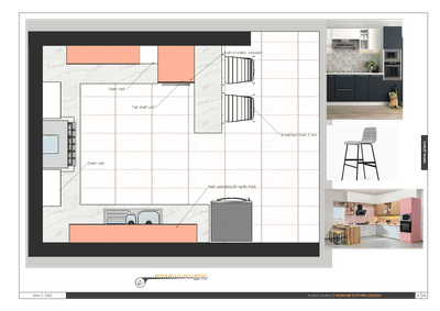 *Interior Design and Developing *
Modular kitchen design, detailing and material suggestion 
price depends on area and requirement