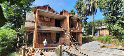 Ongoing construction at wayanad,kattikulam