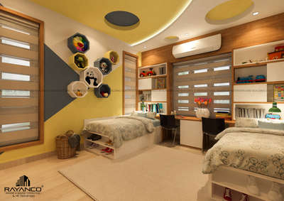 #MasterBedroom #KidsRoom #rayancointeriors #rayancobuilders #perinthalmanna