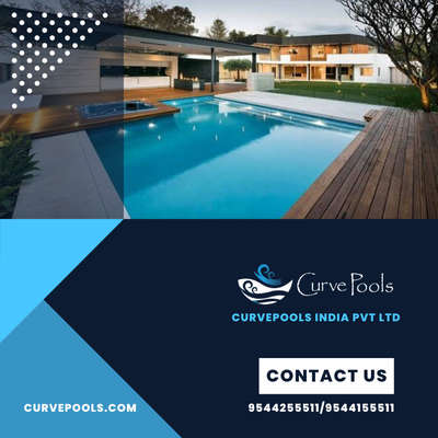 Uplift your water spirit through CURVE POOLS INDIA PVT LTD
..
..
.
.
Visit us :
Www.curvepools.com
Info@curvepools.com
Fb: Curvepools India Pvt Ltd
Insta : curvepools_india_pvt_ltd
Ph: 9544255511/9544155511

 #swimmingpoolconstructionconpany  #swimmingpoolwork  #architecturedesigns  #Architect  #swimingpool