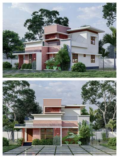 #exteriordesigns  #comtemporarydesign  #CivilEngineer  #architecturedesigns  #3Dexterior  #ElevationHome  #High_quality_Elevation