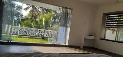 first floor balcony with natural grass