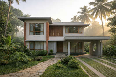 #kothamangalam  #2500sqftHouse  #60LakhHouse #4BHKPlans #architecturedesigns #frontElevation #conteporaryhouse