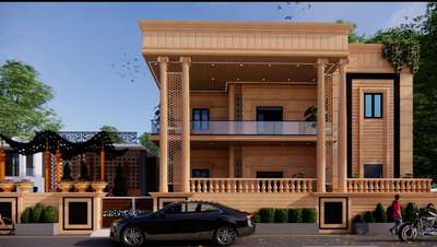 #ElevationDesign #jodhpursendstone #jodhpurstone #render3d3d