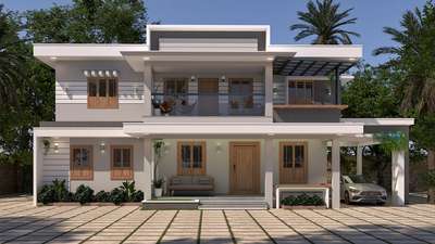 *3D elevation front view *
3d exterior designing and reality rendering.