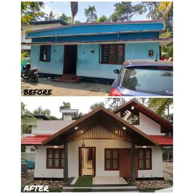 RENOVATION OF RESIDENCE AT HARIPAD 
client: Sachin Karthikeyan 
area : 1200 sqft
status : completed
#HouseRenovation #renovated #Renovationwork #renivationideas #SmallBudgetRenovation #RenovationProject #TraditionalHouse #traditionalstylehouse #traditionalmakeover #MAKEOVER #interior_makeover #Minimalistic #architecturedesigns #kerala_architecture