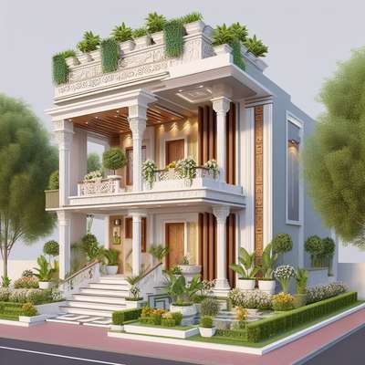villa elevation 
#villa_design  #HomeDecor  #SmallHouse  #ElevationDesign  #nakshadesign