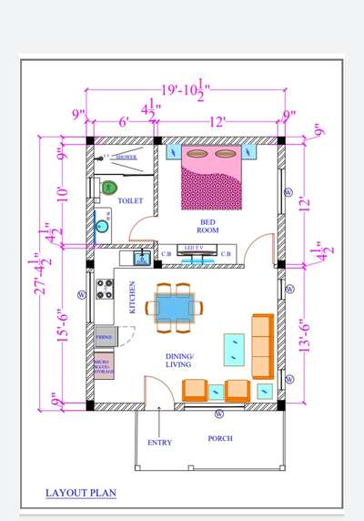 *2d layout Design plan*
Home construction