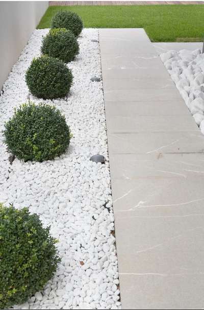 *Stone Pebbles *
Landscaping and garden Designing White Marble Stone Pebbles