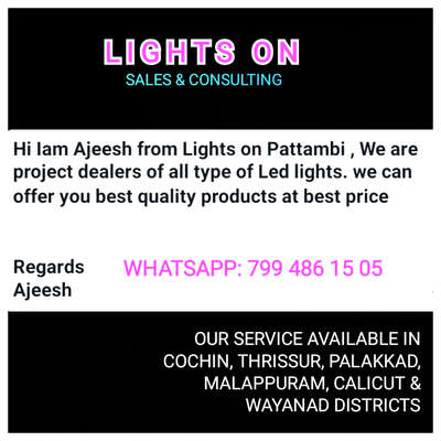 Hi, Looking for LED LIGHTS...???
 #Lighting consultant , #LED lights supplier, #led lights wholesale,#best led lights
